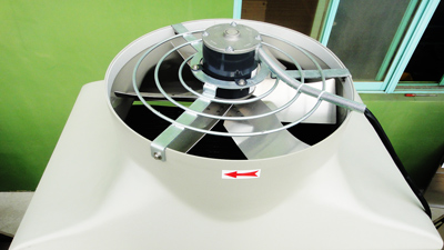ABS one-piece fabricated fan stack, low noise fan motor